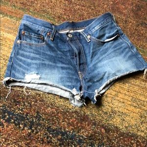 Levi’s 501 High Waisted Jean Shorts